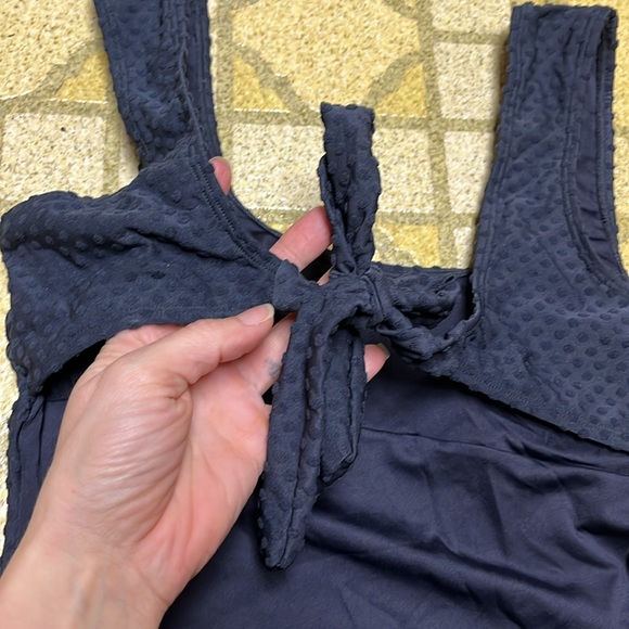 New Cupshe one piece, navy polkadot swimsuit - Picture 8 of 16